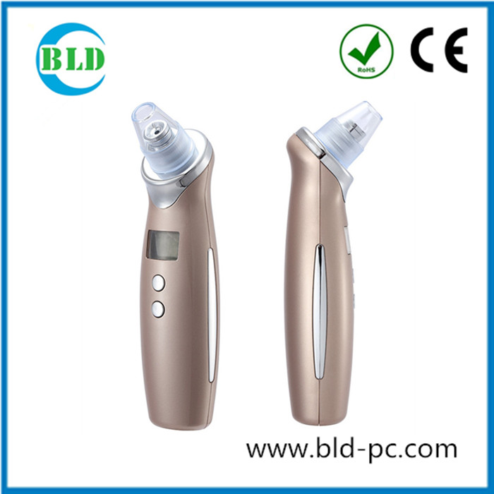 Battery capacity 800mAh Strong Blackhead Vacuum Suction Remover Device Facial Pores Cleaner