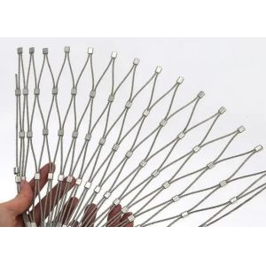 304 316 Stainless Steel Rope Mesh For Fall Protection