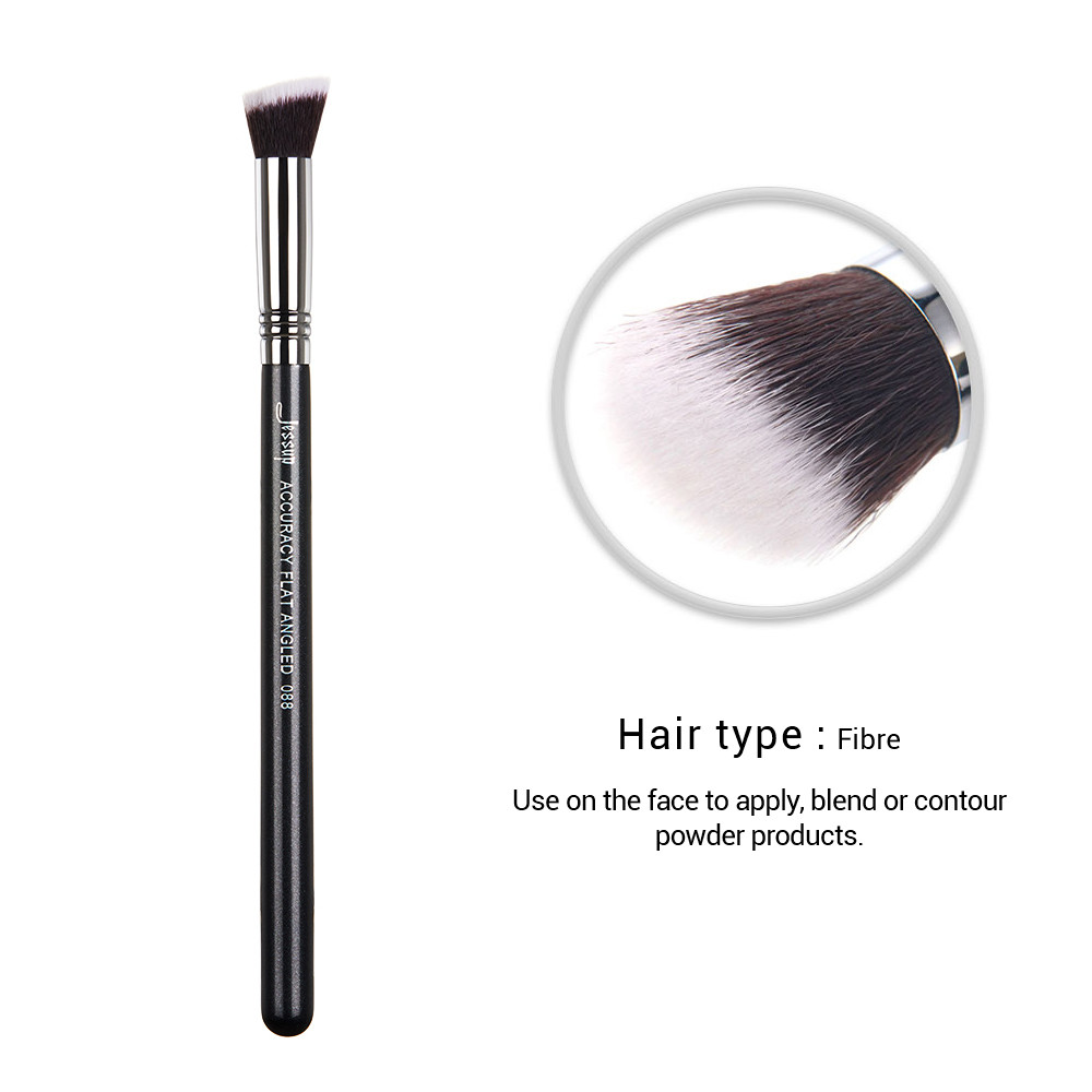 Accuracy Tip Width 1.5cm Individual Makeup Brushes Angled Foundation Brush