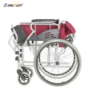 China Folding Aluminum Elderly CE Lightweight Manual Wheelchair wholesale