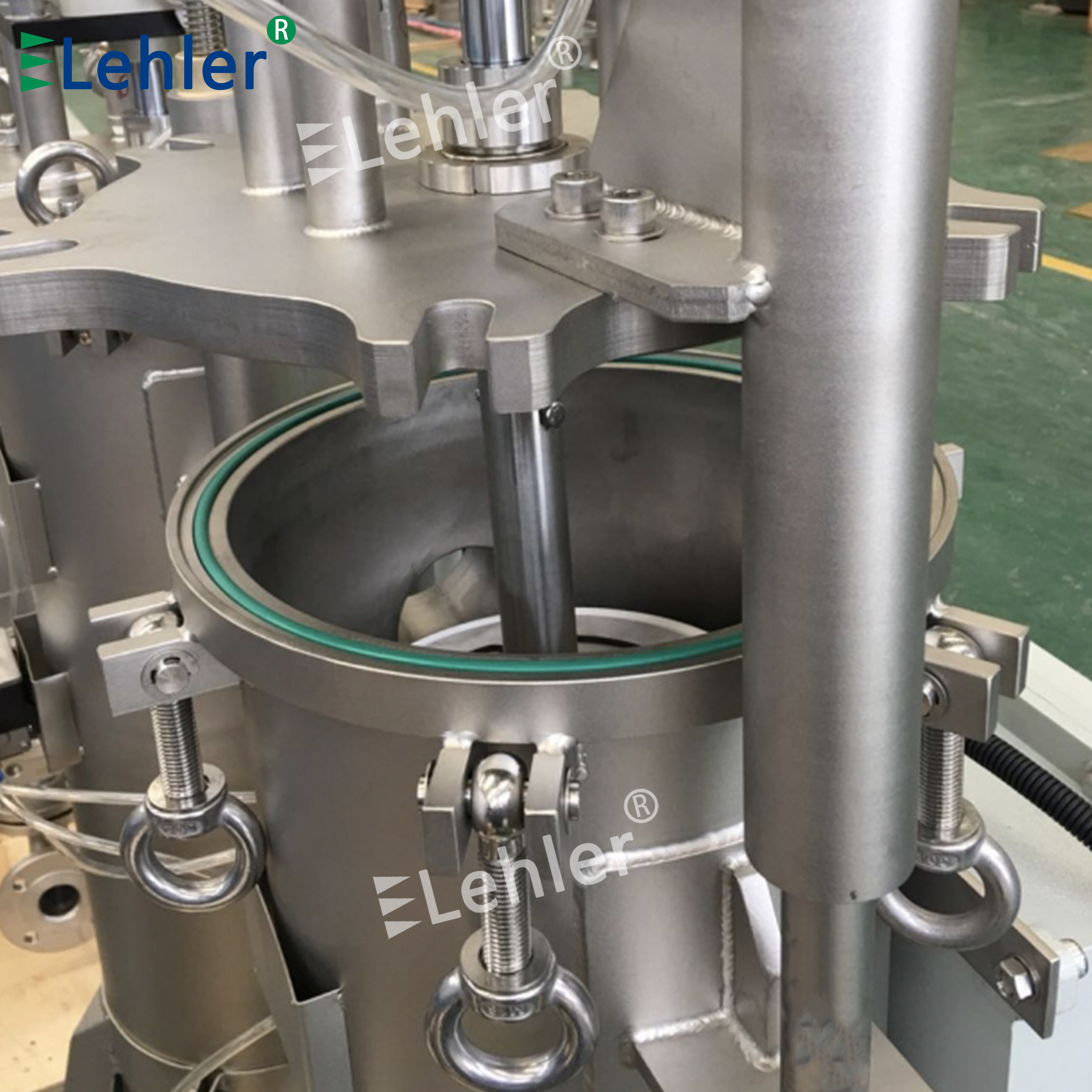 High Performance Inner Scraper LFN219 Pneumatic Scraping Self Cleaning Stainless Steel 304 Filter Vessel For Viscous Liquid Filtration