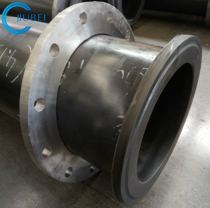 Smooth Flanged UHMWPE Pipe 2 - 12m For Various Applications