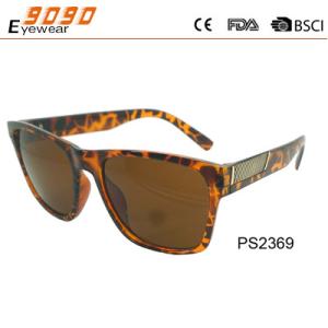 China New arrive and fashionable sunglasses ,made of plastic, suitable for men and women wholesale
