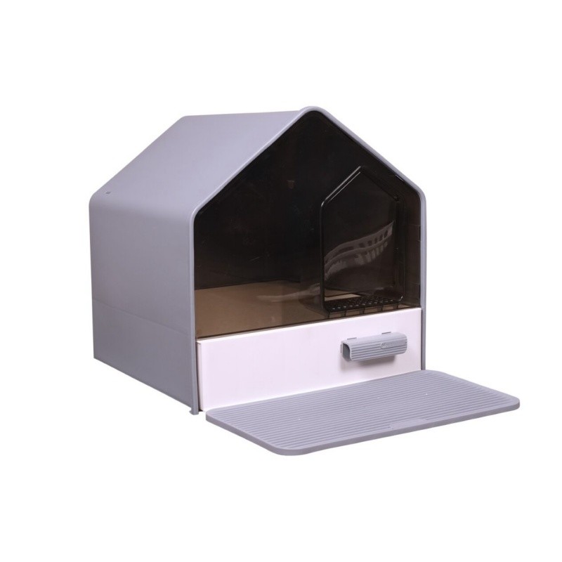 Odor Proof Modern Kitty Litter Box Splash Proof Oversized Litter Box