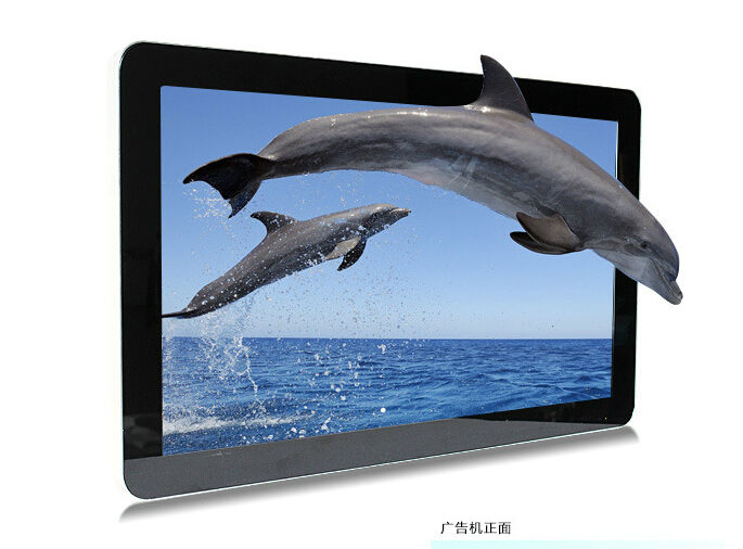 4K UHD 49 inch LCD LED TFT digital signage screen wall mounted super slim