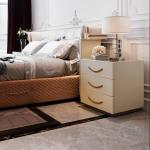 Deluxe Bedside Table Fashion 3 Drawer Bedside Nightstand W005B11