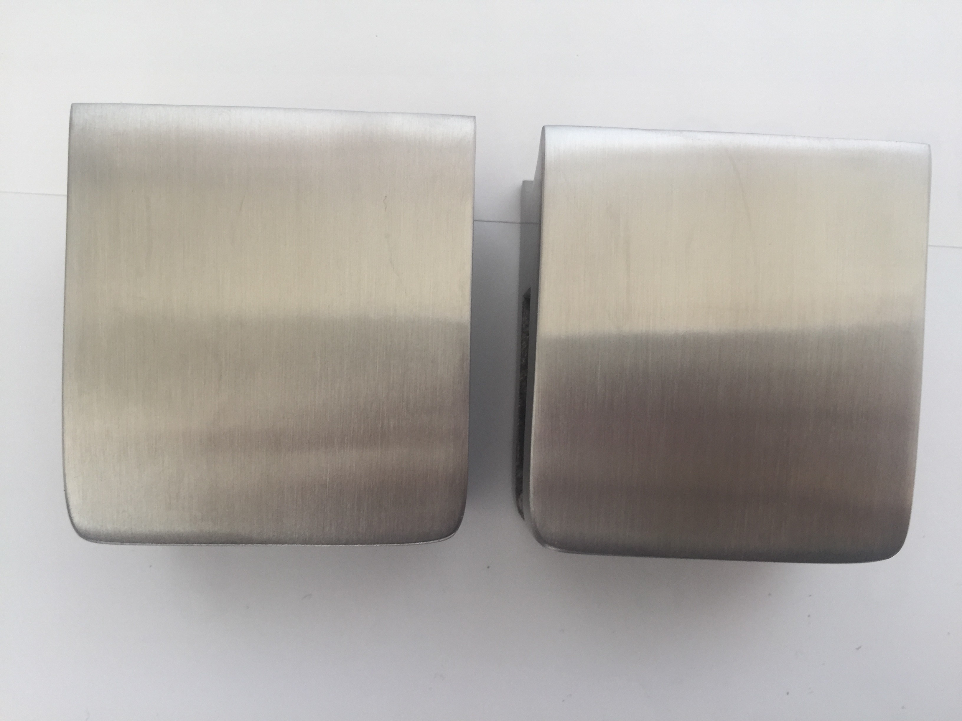 Polished Satin Stainless Steel Glass Clamps Non Corrosion For Balcony