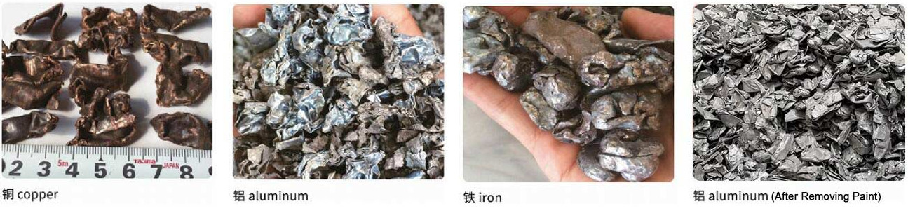 Conditioner Radiator Recycling Copper Aluminum Shredder Sorting Radiator Copper Aluminum Separating Machine