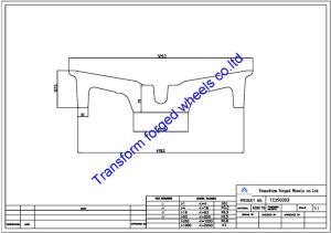China TC190003 19 inch forged center disk blanks wholesale