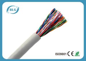 China Communication Multi Cores Telephone Line Cable 10 To 50 Pairs HDPE PVC Jacket wholesale