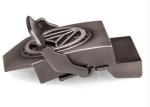 Fashion Leisure 39.5MM Metal Belt Buckle PVD Plating Corrosion Resistant