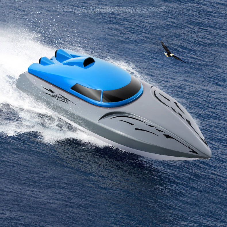 Waterproof Children's Competitive Toy Speed 2.4g Remote Control Boat Wireless Electric
