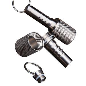 China Waterproof Aluminum Travel Pill Holder Keychain wholesale