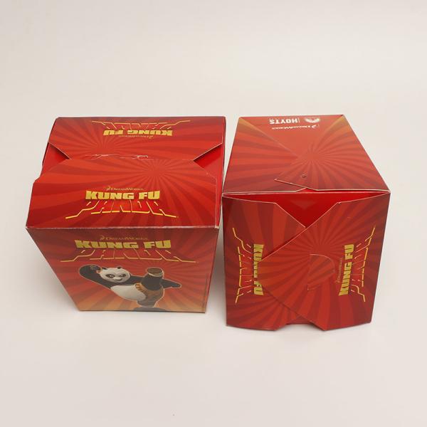 Square Kebab Disposable Food Packaging Box Takeaway Paper Noodle Container