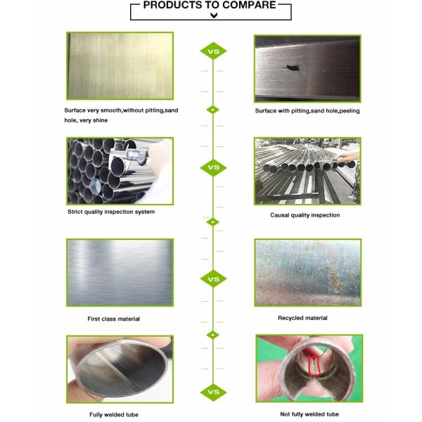 Customized 201 Stainless Steel Square Pipe