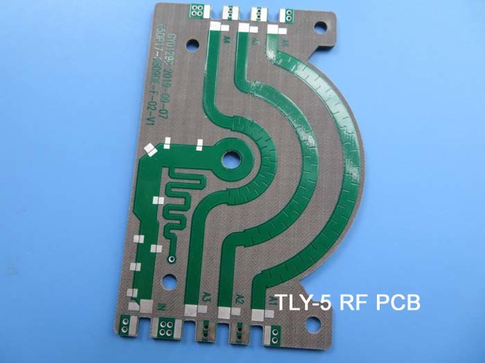 2 Layer TLY-5 Immersion Tin Pcb For High Frequency Project
