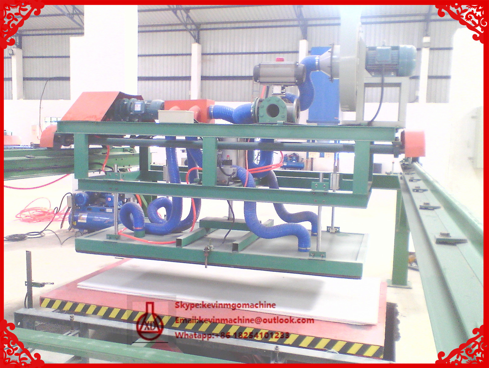 Fiber Cement Colour Glazed Profile Roof Tile Making Machine for Bulding Construction