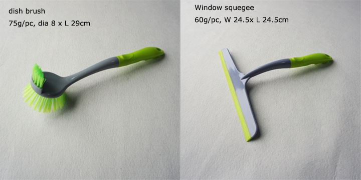 TPR 3 In 1 Kitchen Cleaning Brush Set Dustpan