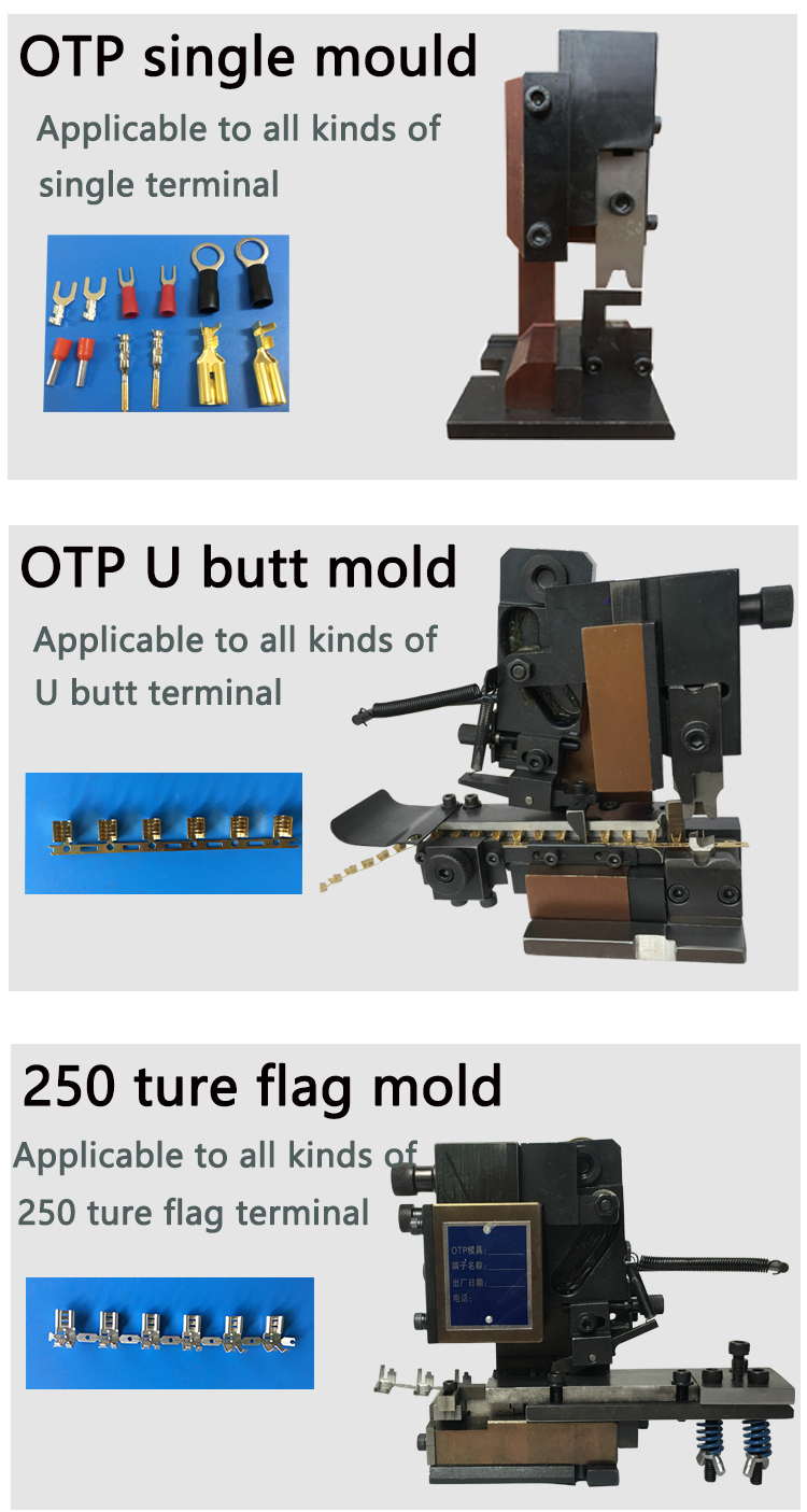 30mm Stroke Terminal Applicator Vertical Feed Otp Vertical Crimping Die for Versatile