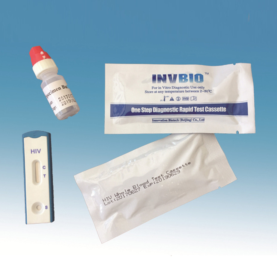 Home White 99% Infectious Disease Rapid Test Kits Plastic Empty Cassette For Hiv