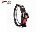 PU Leather Adjustable Dog Collar Nylon Material 150g With Black Color