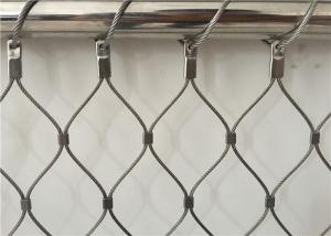 China Stainless Steel 2mm 60x60mm Wire Rope Mesh wholesale