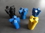 Green Color Tapered Cross Type Bit Metal Drill Bit Forging 45CrNiMoV Material