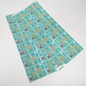 China Glossy Removable Matte Sticker Paper Waterproof Synthetic Laundry Detergent Stickers wholesale