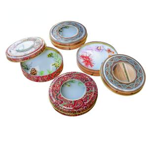 China Saffron Small Box Aluminum With Window Packaging ISO9001 wholesale