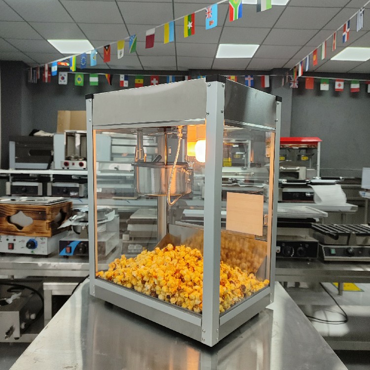 NO App-Controlled Stainless Steel Popcorn Machine for Commercial Electric Popcorn