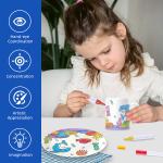 Educational Porcelain Painting Kit For Exclusive Plate / Mug