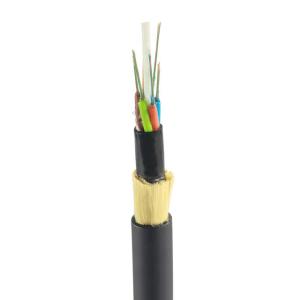 China Span 100m Adss Aerial Fiber Optic Cable wholesale