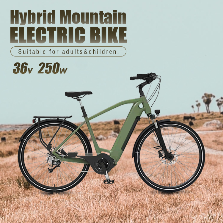 Aluminum Frame 27.5 Inch Kids Adults Electric Bike With Lithium Battery