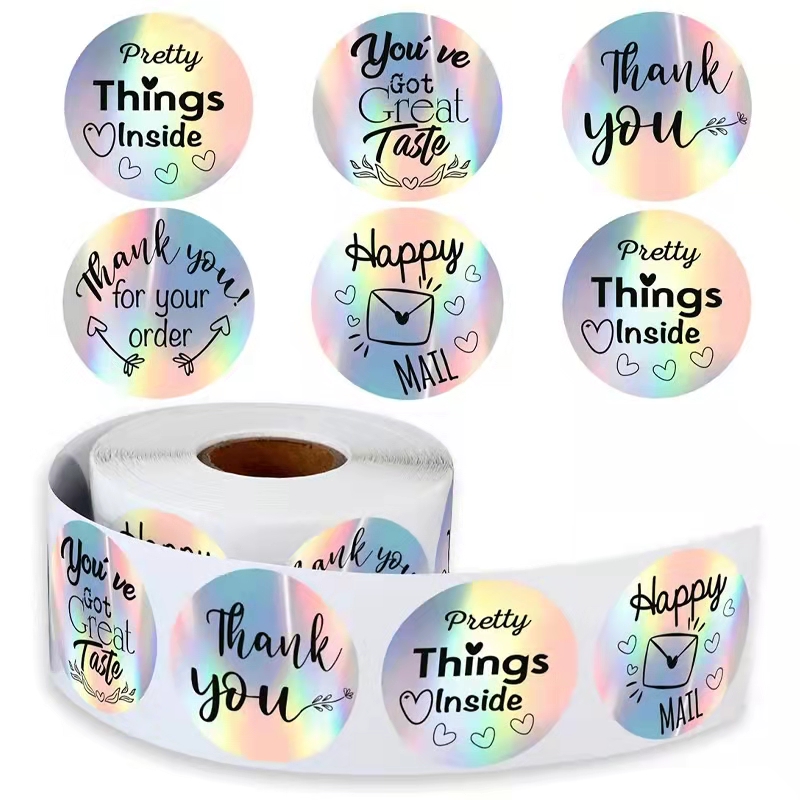 Cigarettes Holographic Seal Sticker Label CMYK Color for Consumer Electronics