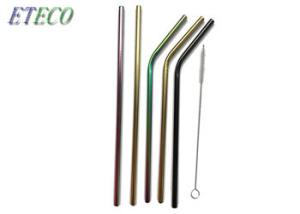 China No Scratches Stainless Steel Drinking Straws Ice Tea Cocktail Juice Drinking wholesale