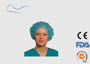 China Colourful Disposable Nurse Cap , Polypropylene Bouffant Surgical Caps wholesale