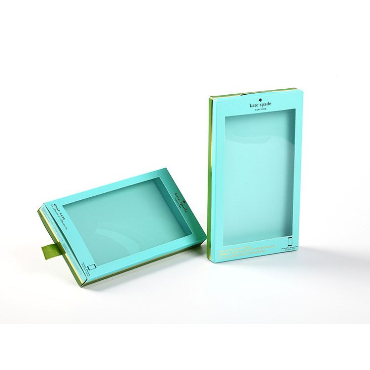 Multi Color Paper Gift Box Display With Clear PVC Window Boxes Kraft Paper