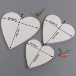 Wall Decor Blank Stretched Canvas For Oil Painting Heart Shaped DIY Romantic