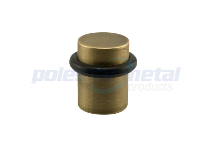 Black Solid Brass Decorative Door Hardware Contemporary Flat Top Door Stop