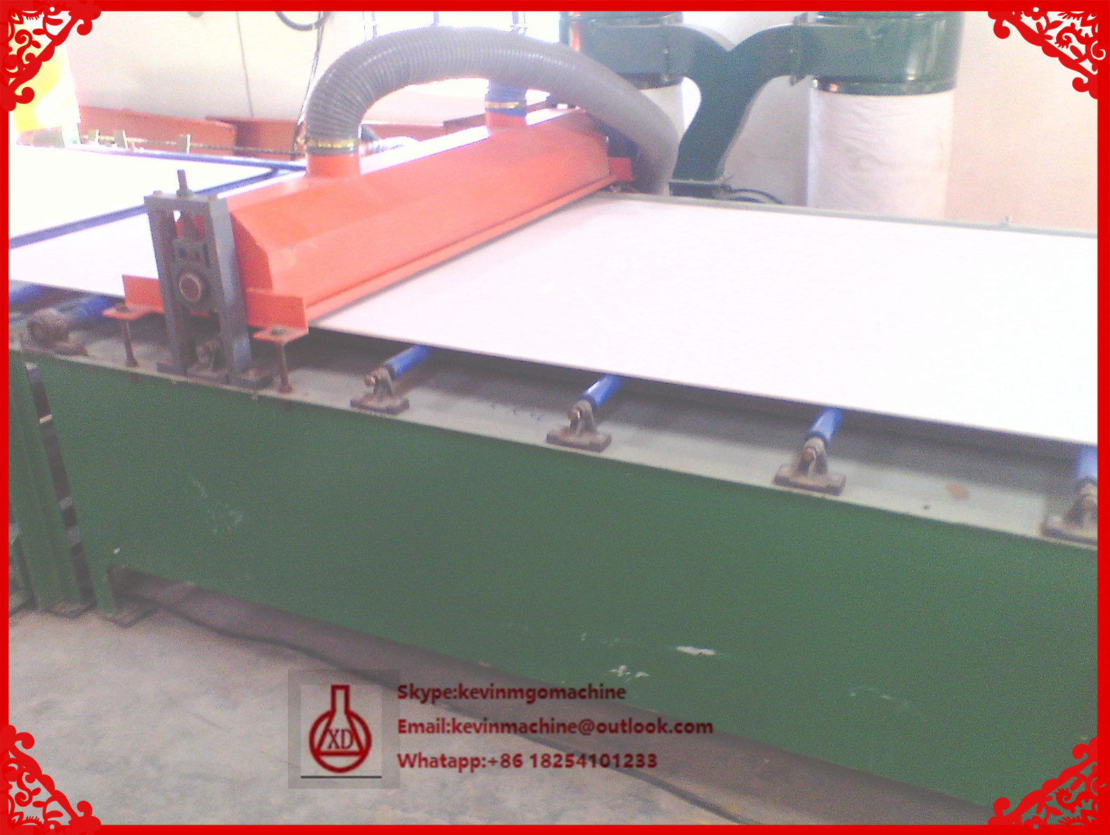 Mgo Board Production Line , Dual Channel Roll Style System Lightweight Wall Panel Machine