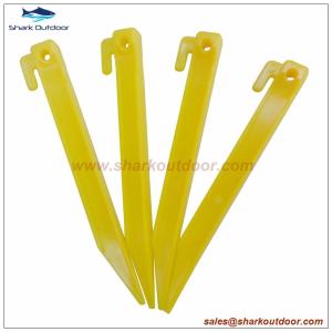 China 7&quot; Plastic tent stake tent accessory tent peg wholesale