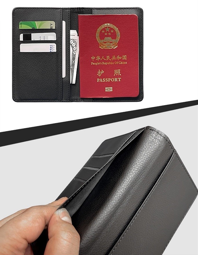 DIY Waterproof Leather Sublimation Blanks Passport Holder For Personalized Sublimation Printing