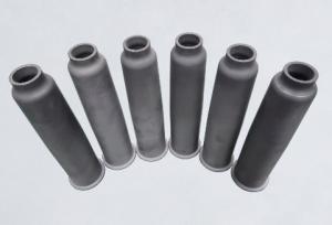 China High oxidation Industrial Ceramic Parts 1700 C Silicon Carbide burner sleeve wholesale