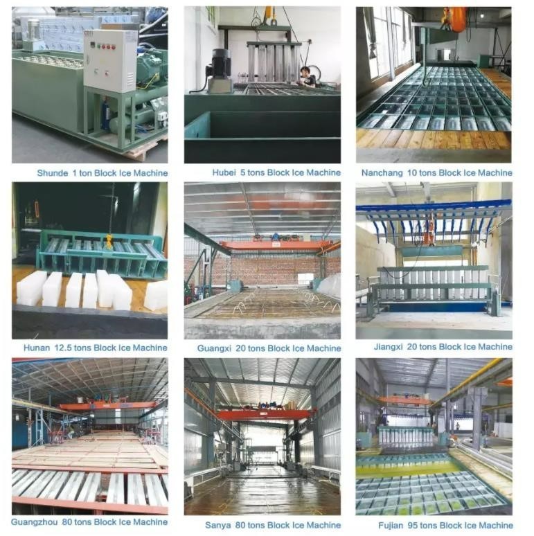 Icemedal High Efficiency 22.5kw 10 Ton Ice Block Making Machine Commercial