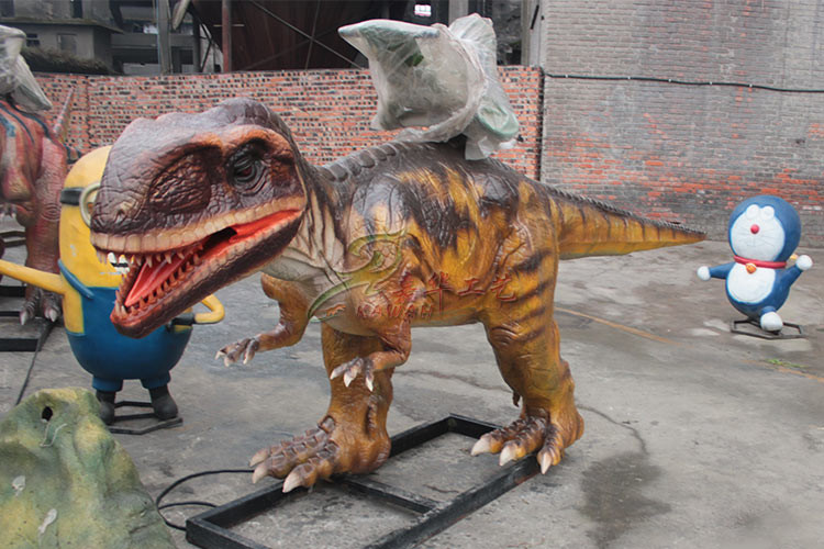 Electric Ride On Dinosaur Giganotosaurus , Realistic Animatronic Dinosaur