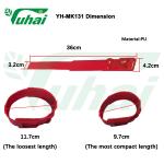 PP Livestock Bands 36cmx4.2cm Colorful Leg Bands For Cow Or Cattle
