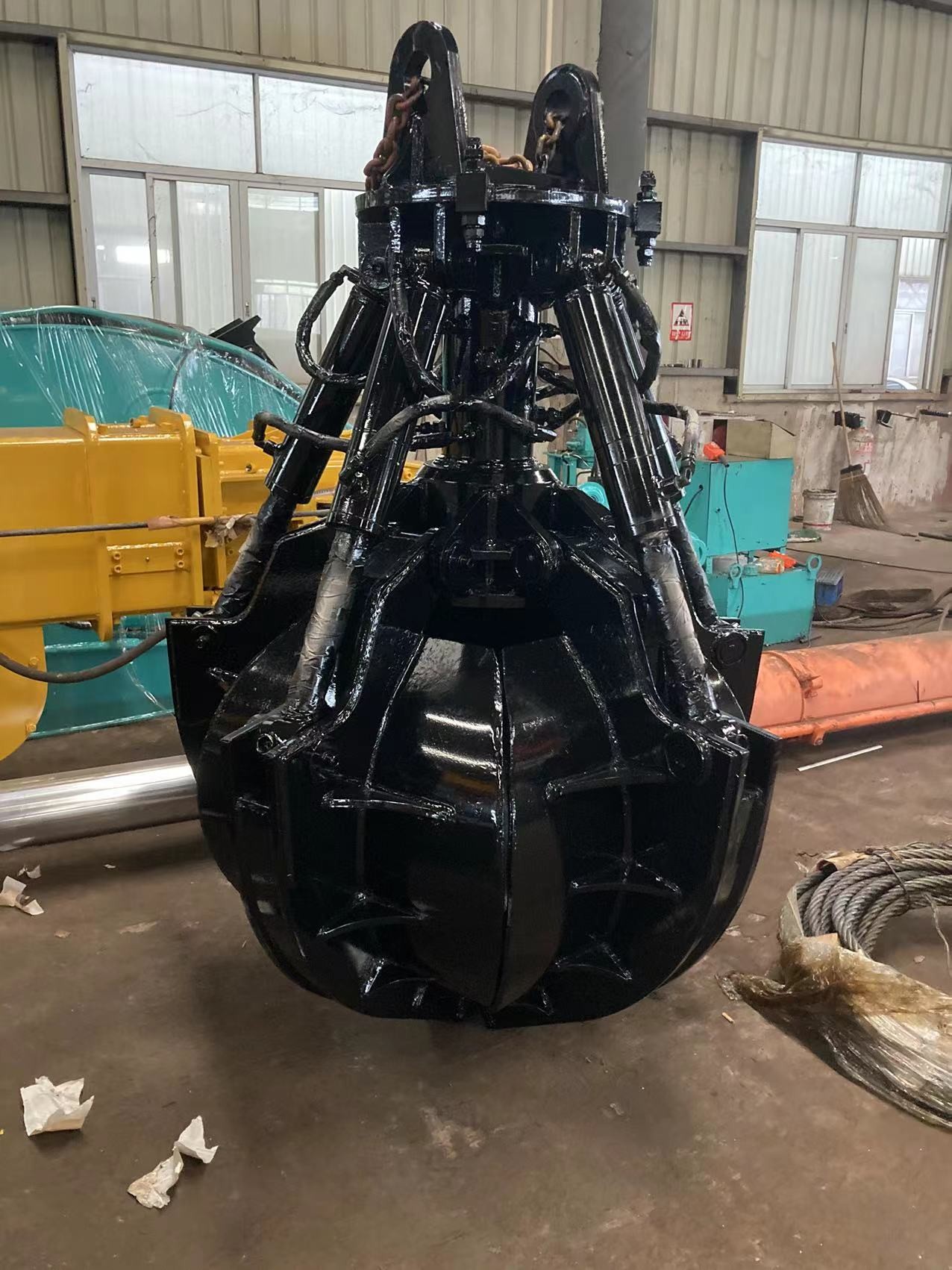 Hydraulic Excavator Scrap Grapple For Dock Renewable Resources Recycling