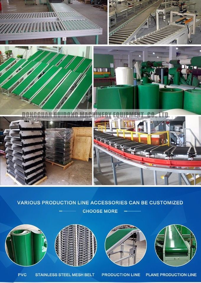 PVC Curve 90 Degree Belt Conveyor , Slat Powered Belt Conveyor For Food Industry