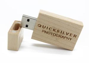 China 2.0 Bamboo Usb Flash Drive 8g High Storage Capacity Convenient Carry wholesale