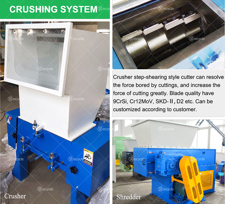 Medical Blister Aluminium Plastic Separator Machine / Aluminum Plastic Recycling Machine